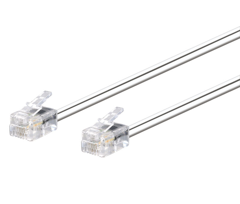 [MOL-WIR115] WIR115 - Conexión modular RJ11 6V/4C macho - macho, 2.0m Blanco