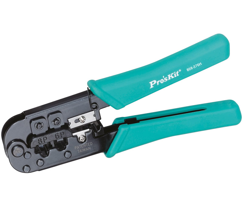 HRV376 - Crimpadora de conectores modulares RJ11/RJ12/RJ45