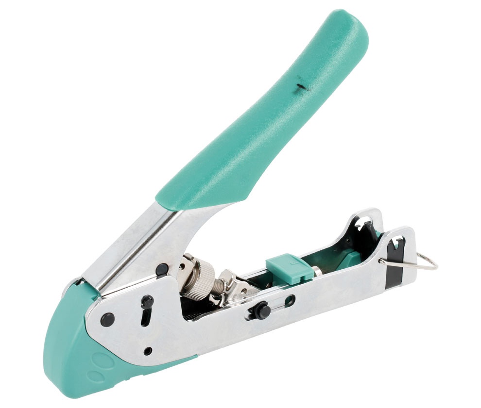 HRV5014 - Crimpadora por compresión para coaxiales RG58, RG59, RG6