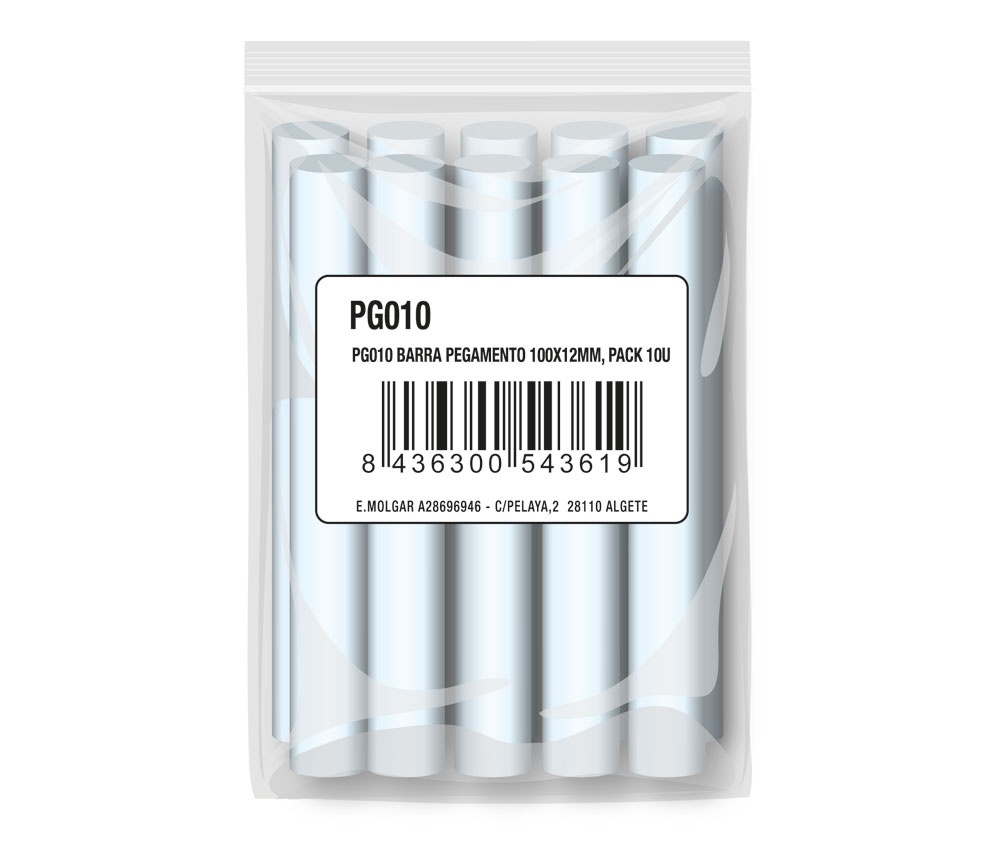 [MOL-PG010] PG010 - Barra de pegamento 100.0x11.2mm diámetro