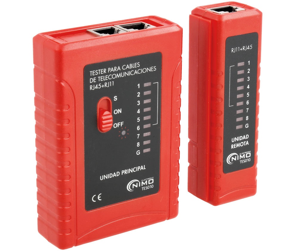 TES010 - Tester de conexiones de redes, UTP/FTP