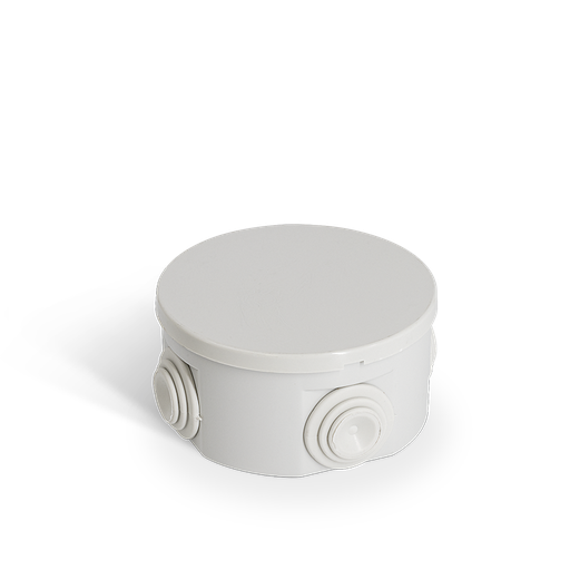 [GA-GG1036] 1036 CAJA ESTANCA C/CONOS-DIAM.70X40MM-GRIS RAL7035
