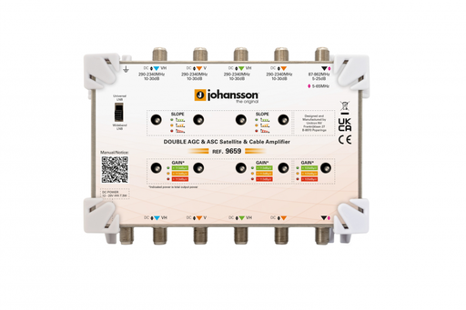 [ECO-9659] Double AGC & ASC Satellite & Cable Amplifier