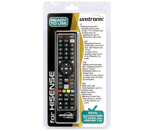[MOL-MAN3087] MAN3087 - Telemando universal para TV HISENSE