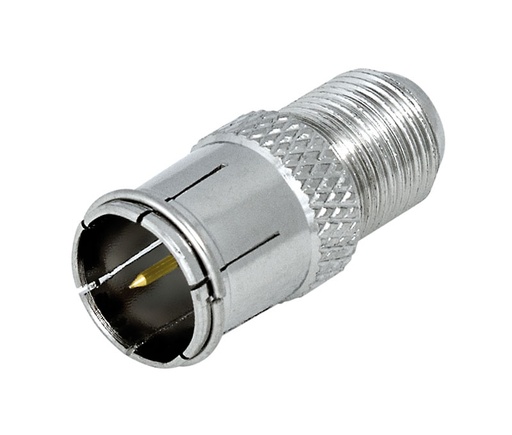 [MOL-CON140] CON140 - Adaptador F rápido macho a F hembra recto