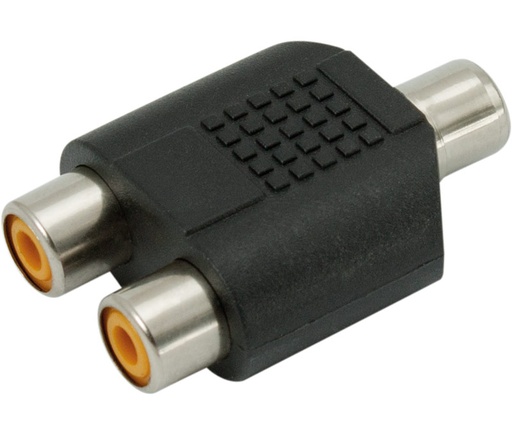 [MOL-CON323] CON323 - Adaptador RCA hembra a 2 hembras RCA