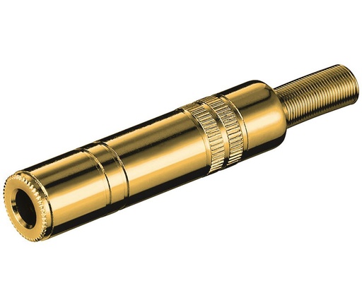 [MOL-CON696] CON696 - Jack hembra estéreo de 6,3mm dorado