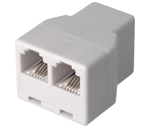[MOL-CON057] CON057 - Adaptador RJ11 hembra a 2 hembras