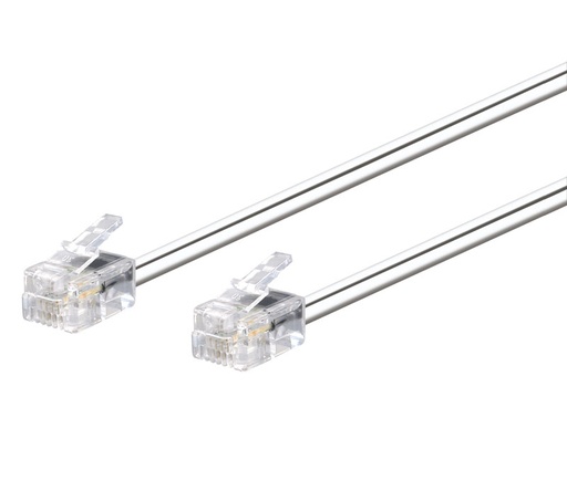 [MOL-WIR115] WIR115 - Conexión modular RJ11 6V/4C macho - macho, 2.0m Blanco